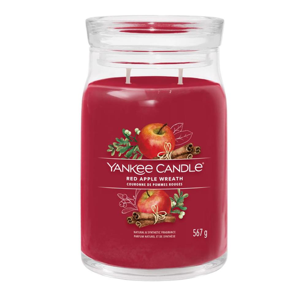 Yankee Candle Red Apple Wreath Large Jar £17.99